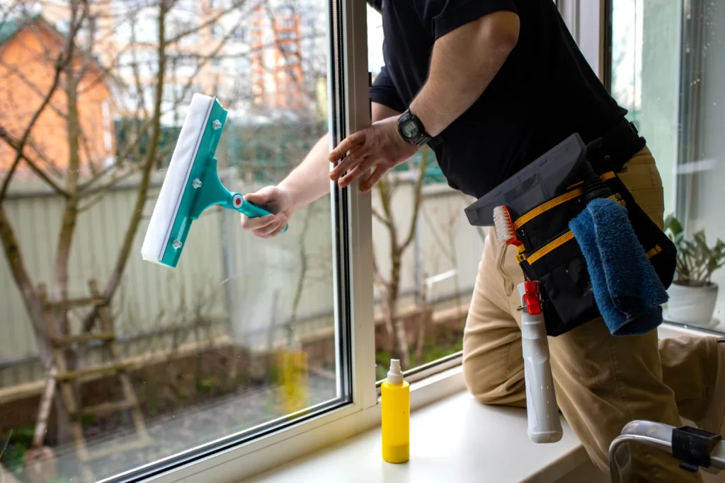 man-doing-professional-home-cleaning-service
